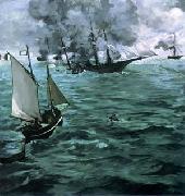 Edouard Manet The Battle of the Kearsarge and the Alabama Spain oil painting artist